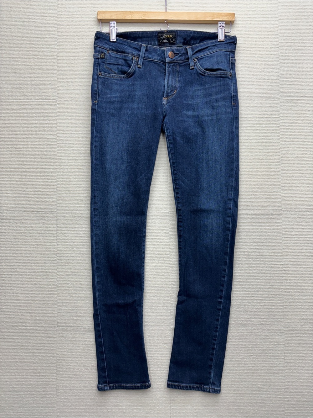 Agolde Dark Indigo Skinny Jeans Chloe 28